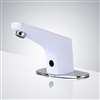 Fontana Sierra Commercial High Quality Touchless Automatic Sensor White Sink Faucet